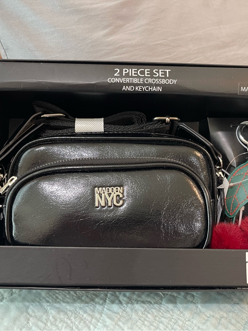 Madden NYC Black Crossbody Bag